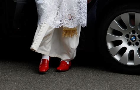 pope slippers prada|pope francis shoes.